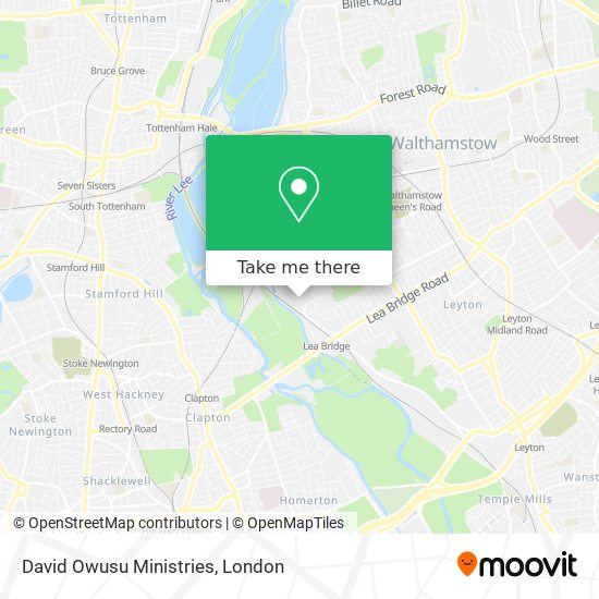 David Owusu Ministries map
