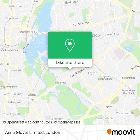 Anna Glover Limited map