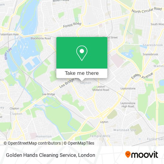 Golden Hands Cleaning Service map