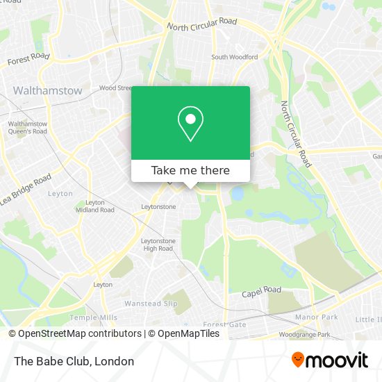 The Babe Club map