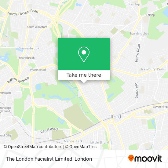 The London Facialist Limited map