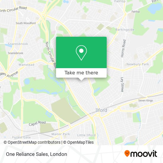 One Reliance Sales map