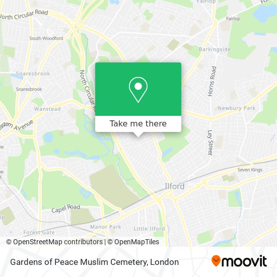Gardens of Peace Muslim Cemetery map