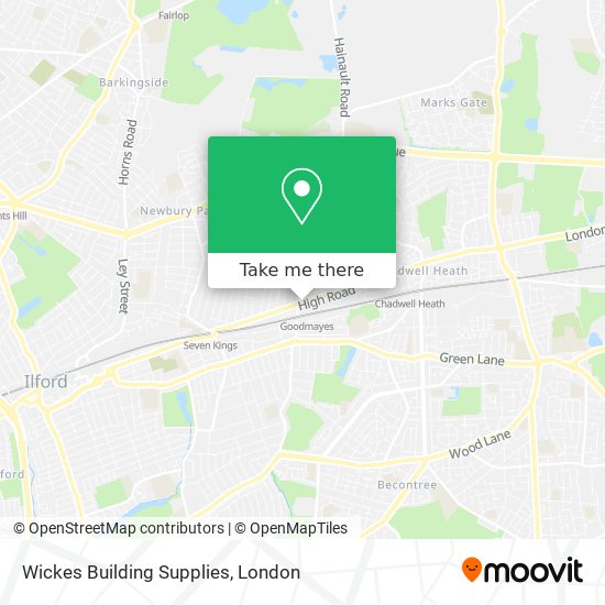 Wickes Building Supplies map