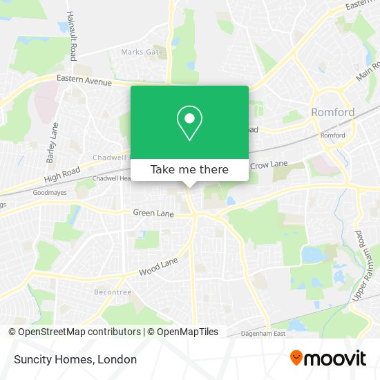 Suncity Homes map