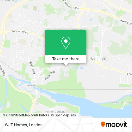 WJT Homes map