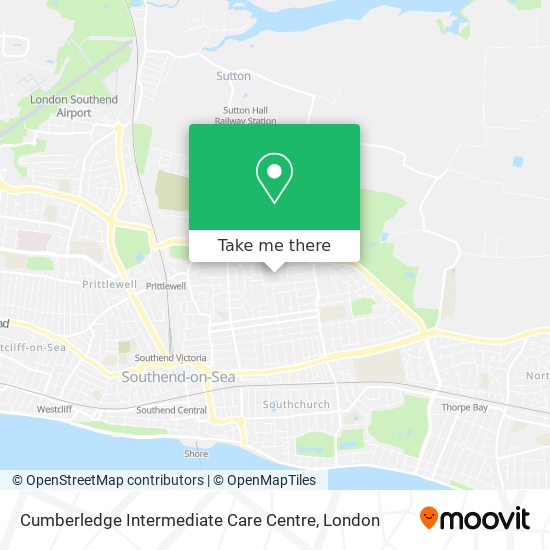 Cumberledge Intermediate Care Centre map