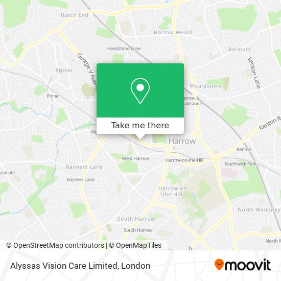 Alyssas Vision Care Limited map