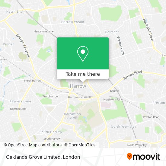 Oaklands Grove Limited map