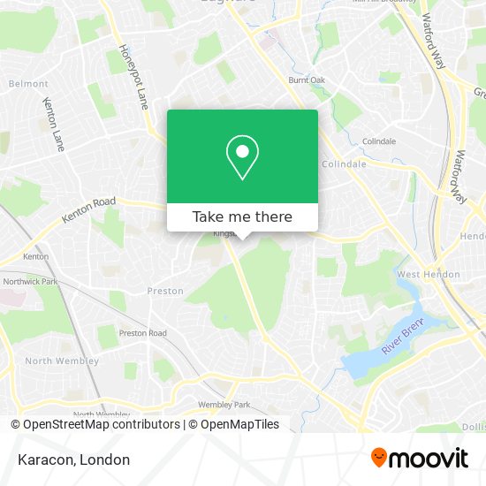 Karacon map