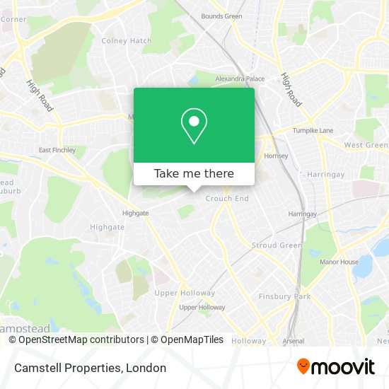 Camstell Properties map