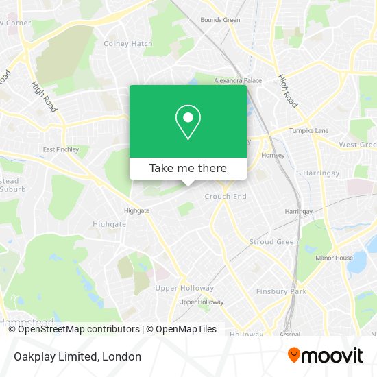 Oakplay Limited map