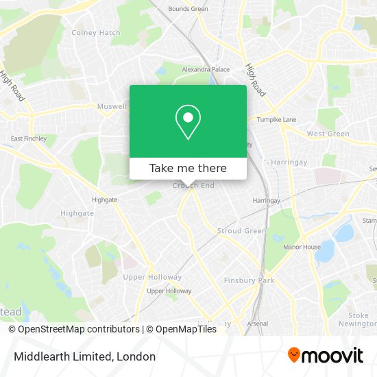Middlearth Limited map