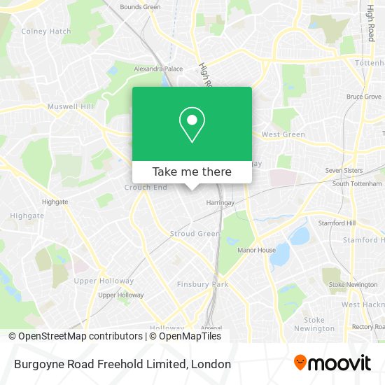Burgoyne Road Freehold Limited map