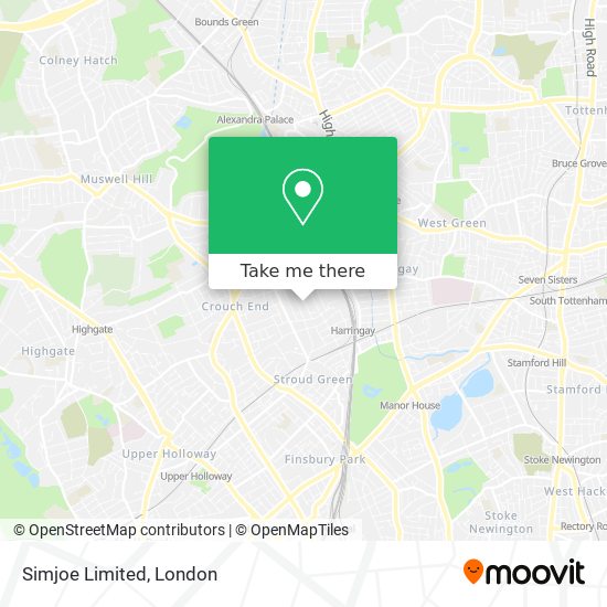 Simjoe Limited map