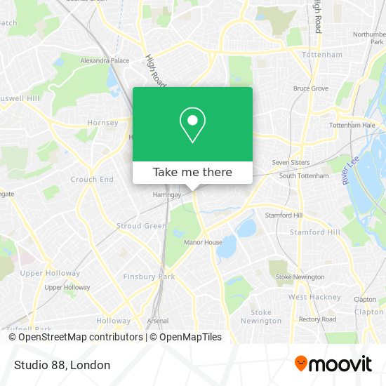 Studio 88 map