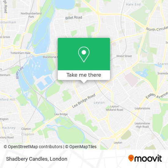 Shadbery Candles map