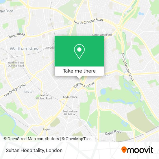 Sultan Hospitality map