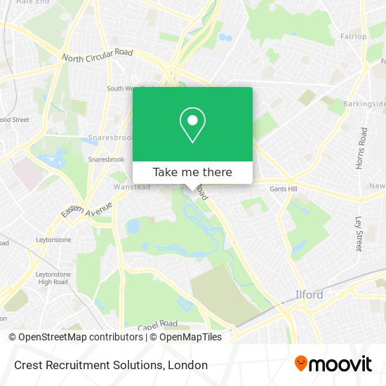 Crest Recruitment Solutions map