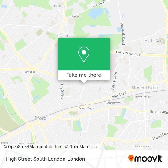 High Street South London map