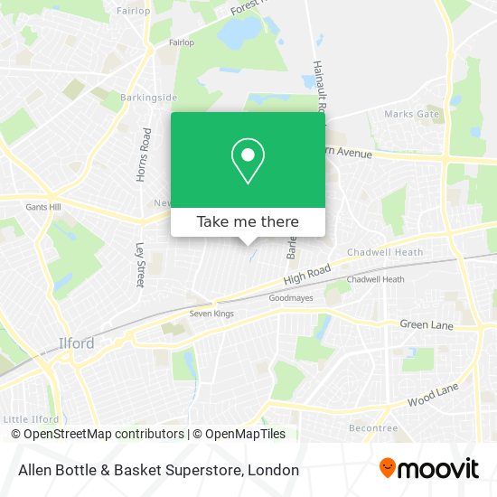 Allen Bottle & Basket Superstore map