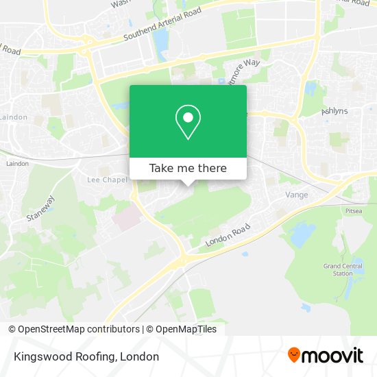 Kingswood Roofing map
