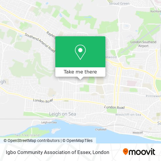 Igbo Community Association of Essex map