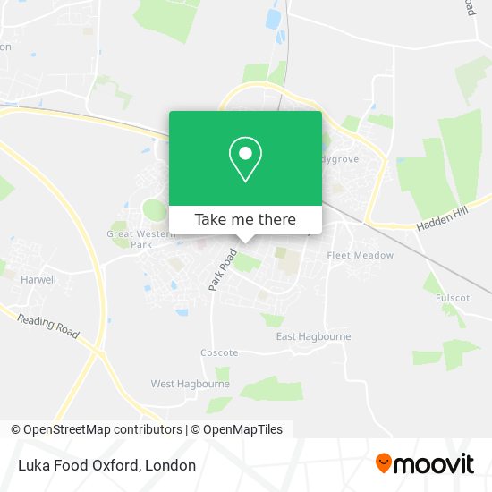 Luka Food Oxford map