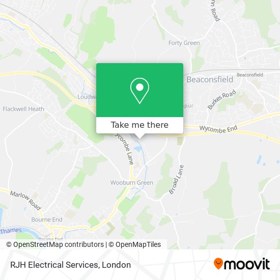 RJH Electrical Services map
