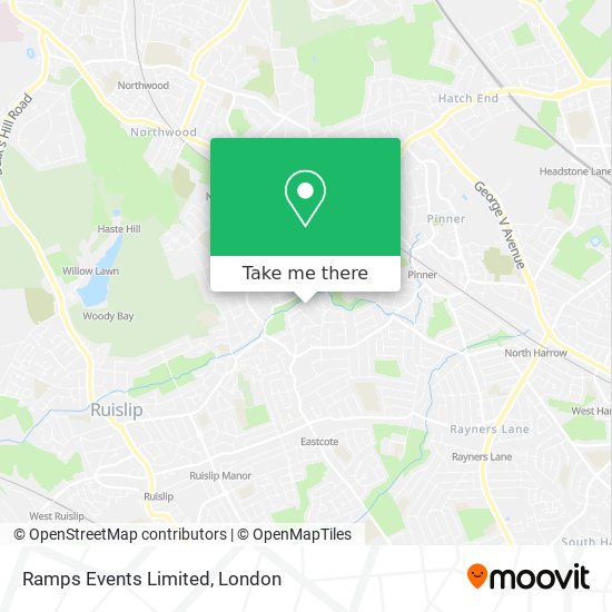 Ramps Events Limited map