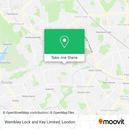 Wembley Lock and Key Limited map
