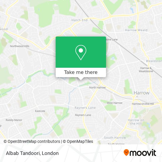 Albab Tandoori map