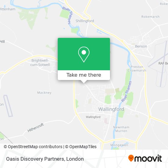 Oasis Discovery Partners map