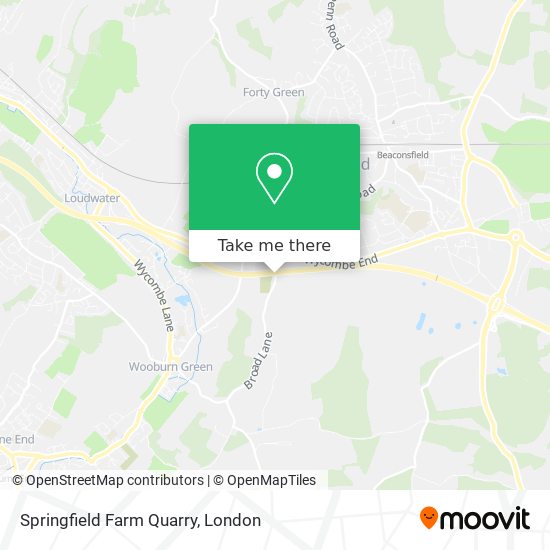 Springfield Farm Quarry map