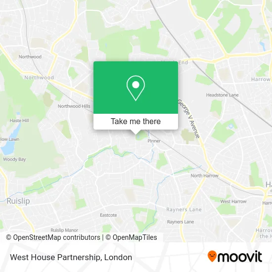 West House Partnership map