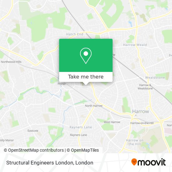 Structural Engineers London map