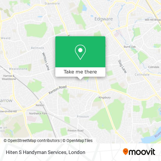 Hiten S Handyman Services map