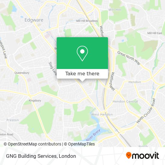 GNG Building Services map