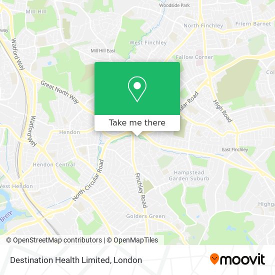 Destination Health Limited map