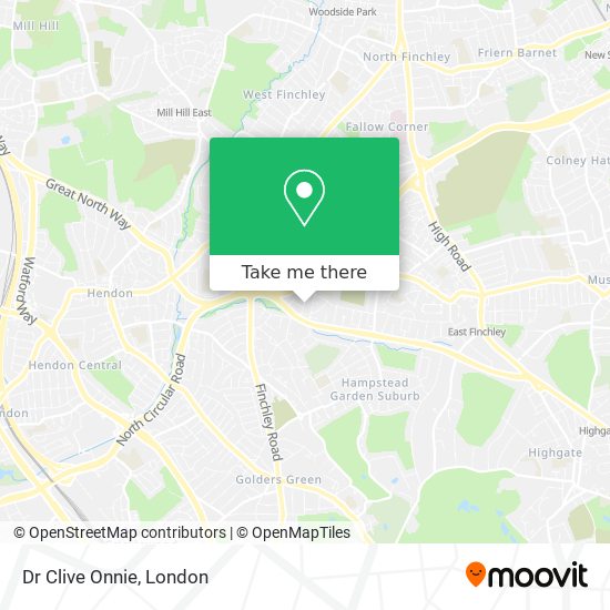 Dr Clive Onnie map