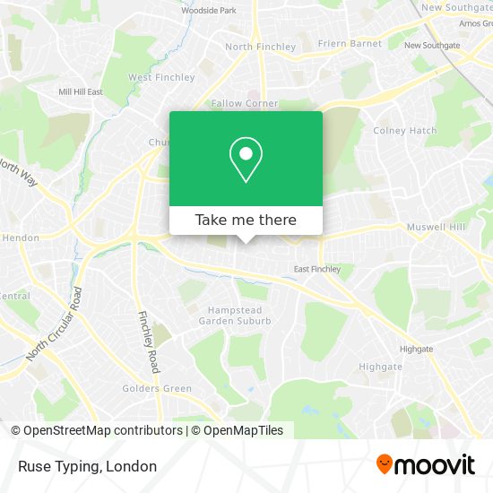 Ruse Typing map
