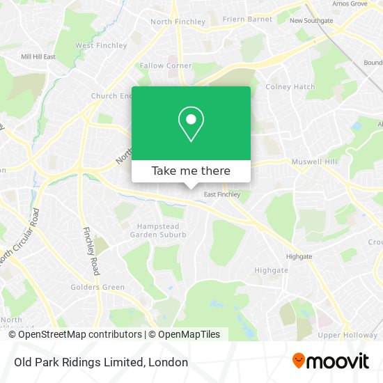Old Park Ridings Limited map