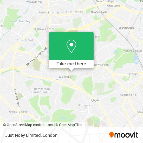 Just Noey Limited map