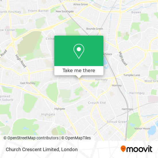 Church Crescent Limited map