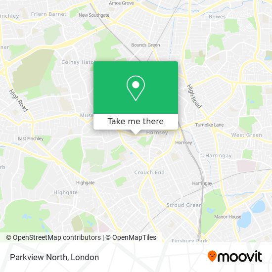 Parkview North map