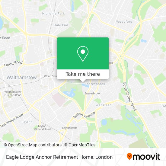 Eagle Lodge Anchor Retirement Home map