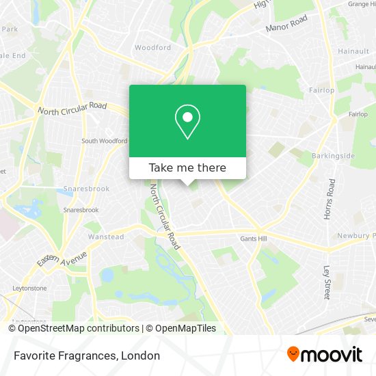 Favorite Fragrances map