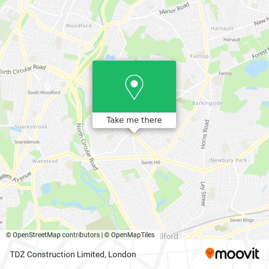 TDZ Construction Limited map