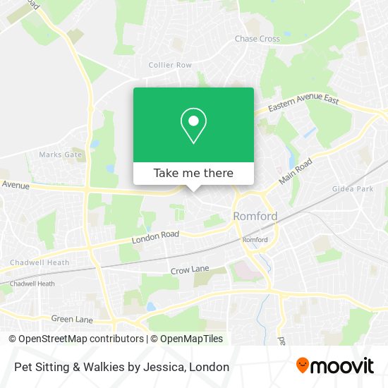 Pet Sitting & Walkies by Jessica map