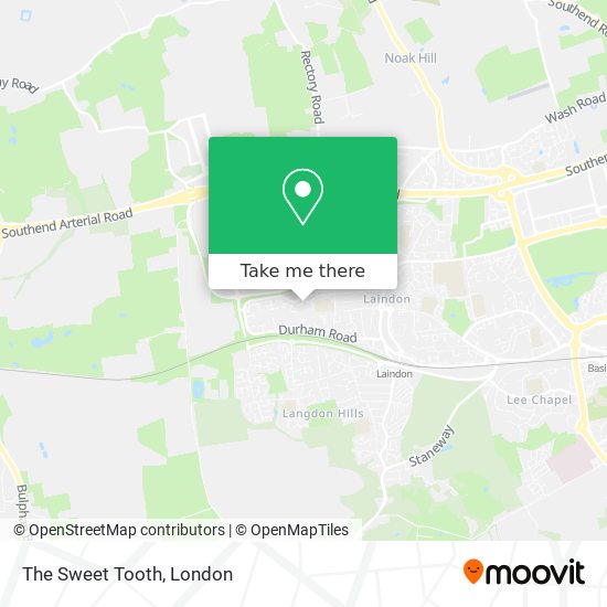The Sweet Tooth map